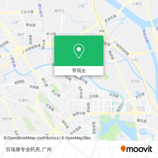 百瑞康专业药房地图