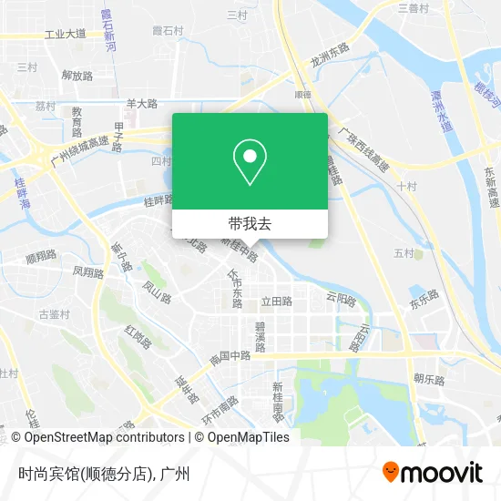 时尚宾馆(顺德分店)地图