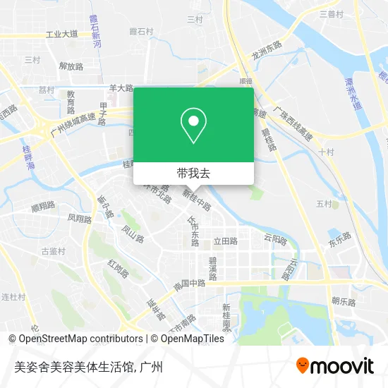 美姿舍美容美体生活馆地图