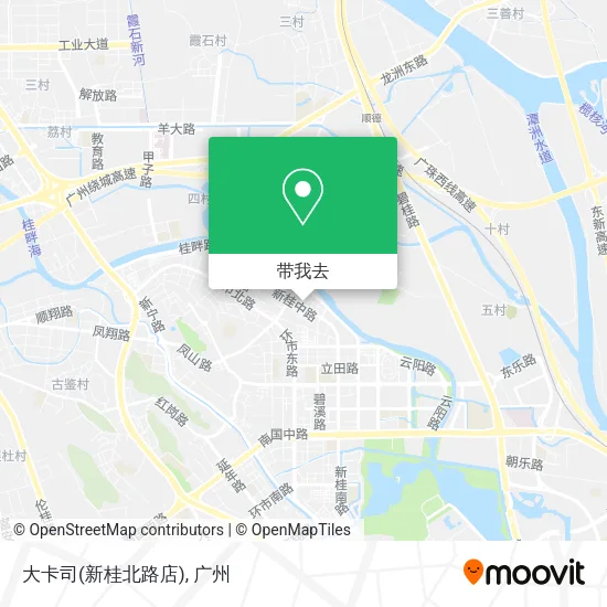 大卡司(新桂北路店)地图