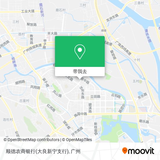 顺德农商银行(大良新宁支行)地图