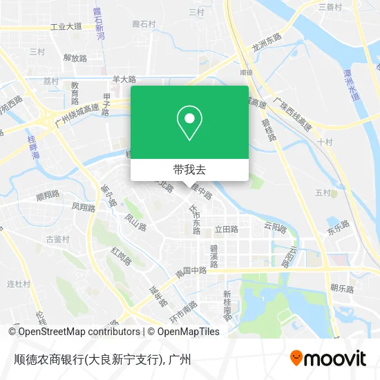 顺德农商银行(大良新宁支行)地图
