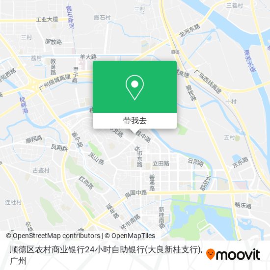 顺德区农村商业银行24小时自助银行(大良新桂支行)地图