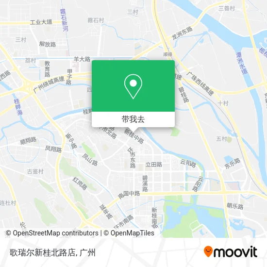 歌瑞尔新桂北路店地图