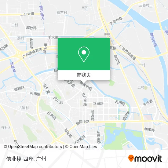信业楼-四座地图