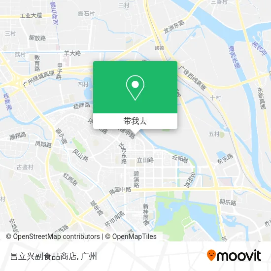 昌立兴副食品商店地图