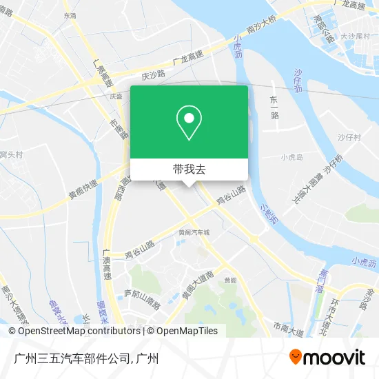 广州三五汽车部件公司地图
