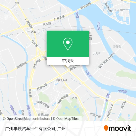 广州丰铁汽车部件有限公司地图