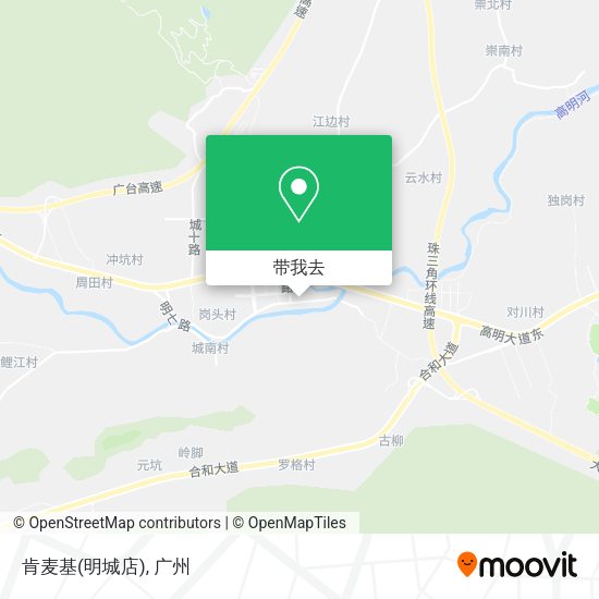 肯麦基(明城店)地图
