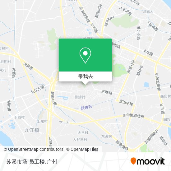 苏溪市场-员工楼地图
