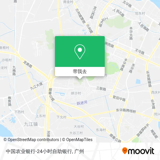 中国农业银行-24小时自助银行地图