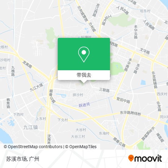 苏溪市场地图