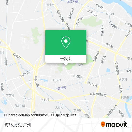 海绵批发地图