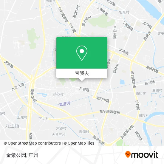 金紫公园地图