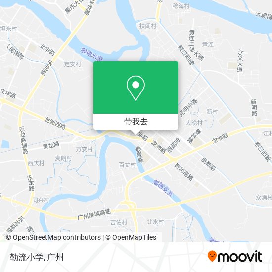 勒流小学地图