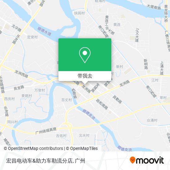 宏昌电动车&助力车勒流分店地图