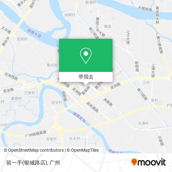 留一手(银城路店)地图