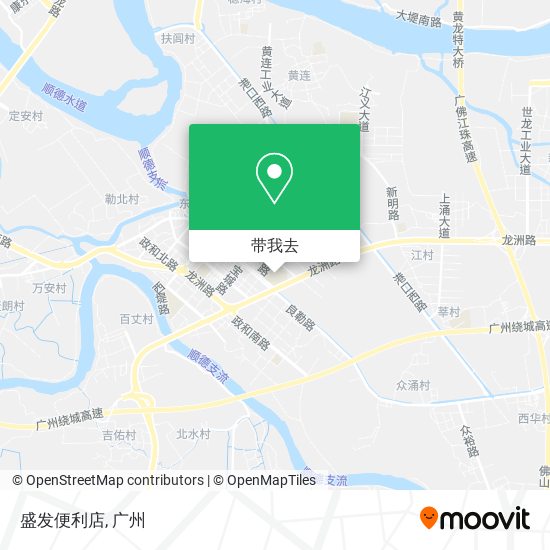 盛发便利店地图