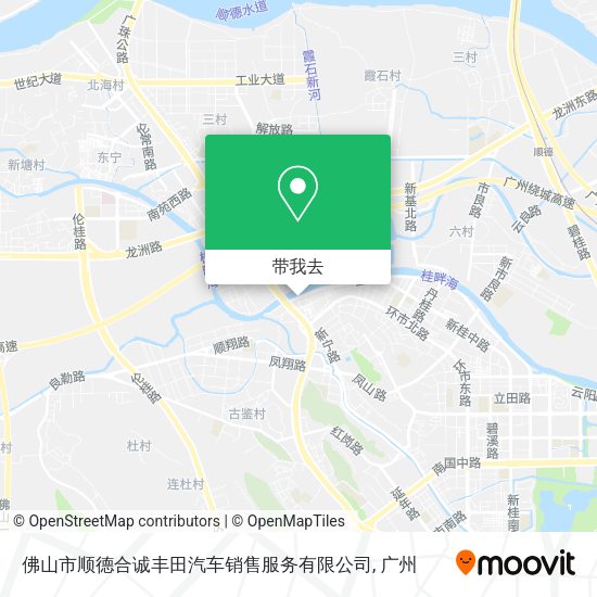 佛山市顺德合诚丰田汽车销售服务有限公司地图