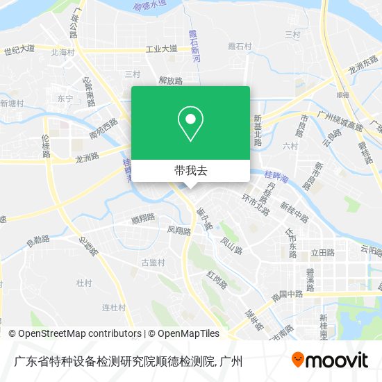 广东省特种设备检测研究院顺德检测院地图