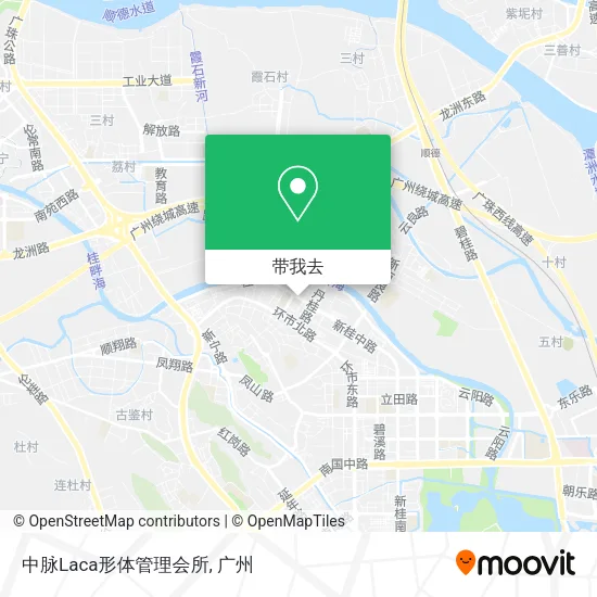 中脉Laca形体管理会所地图