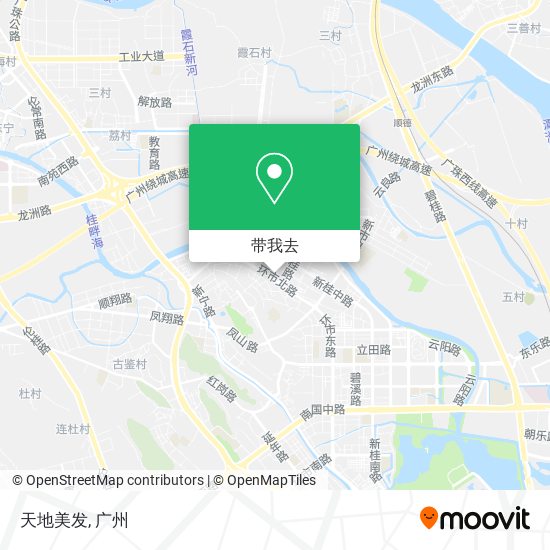 天地美发地图