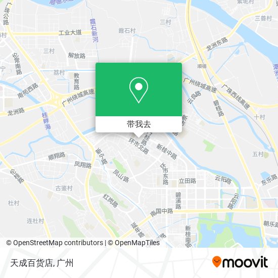 天成百货店地图