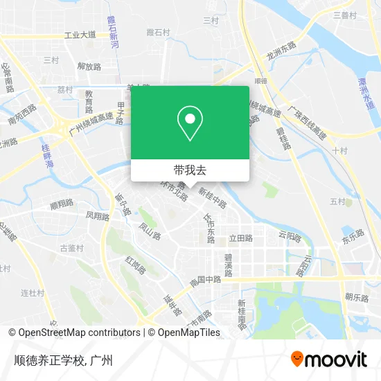 顺德养正学校地图