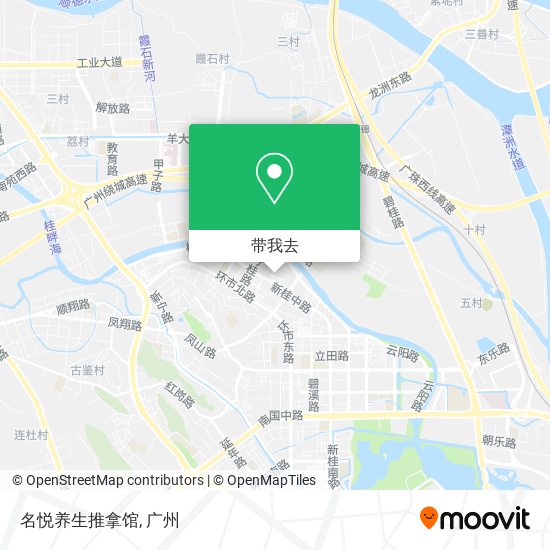 名悦养生推拿馆地图