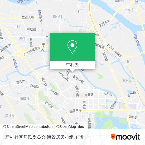 新桂社区居民委员会-海景居民小组地图