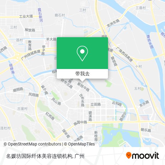 名媛坊国际纤体美容连锁机构地图