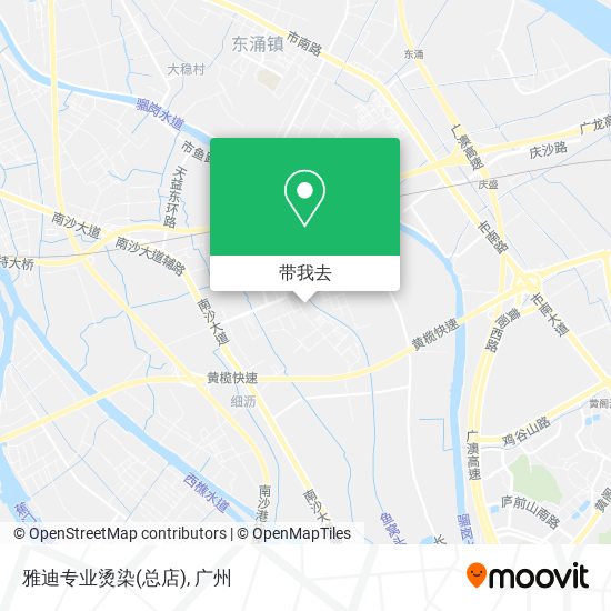 雅迪专业烫染(总店)地图
