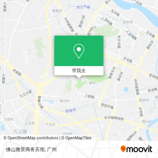 佛山雅景商务宾馆地图