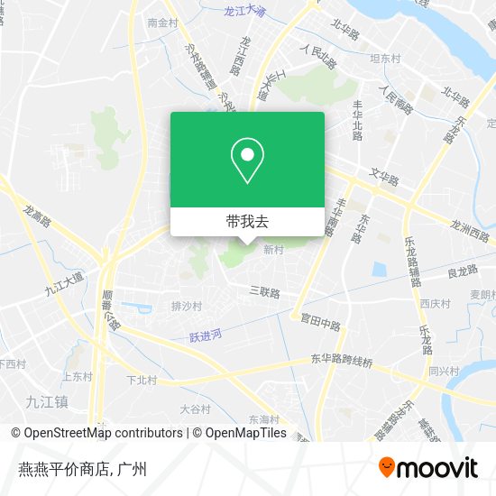 燕燕平价商店地图