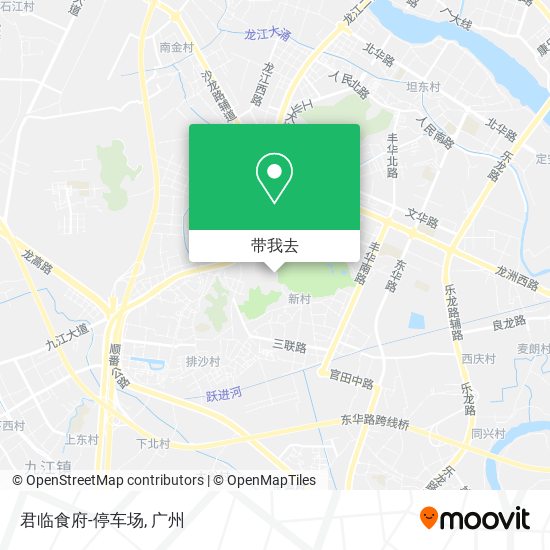 君临食府-停车场地图