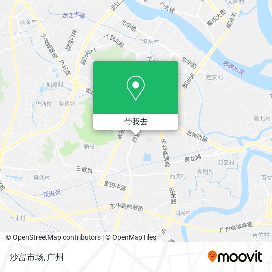 沙富市场地图