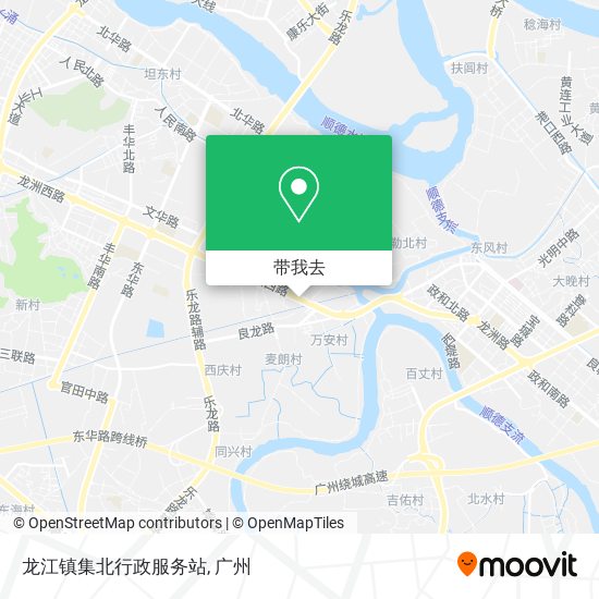 龙江镇集北行政服务站地图