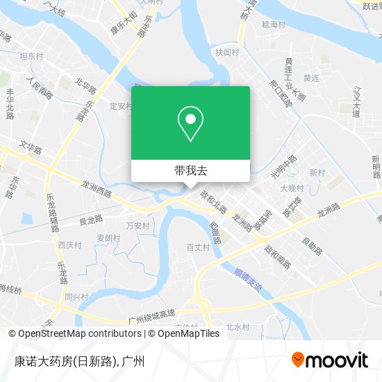 康诺大药房(日新路)地图