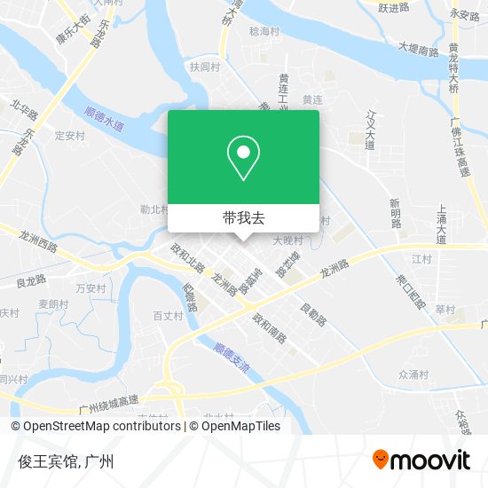 俊王宾馆地图
