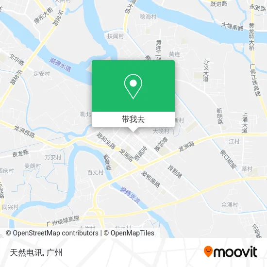 天然电讯地图