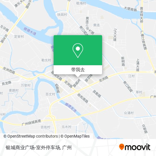 银城商业广场-室外停车场地图