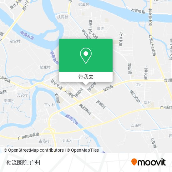 勒流医院地图