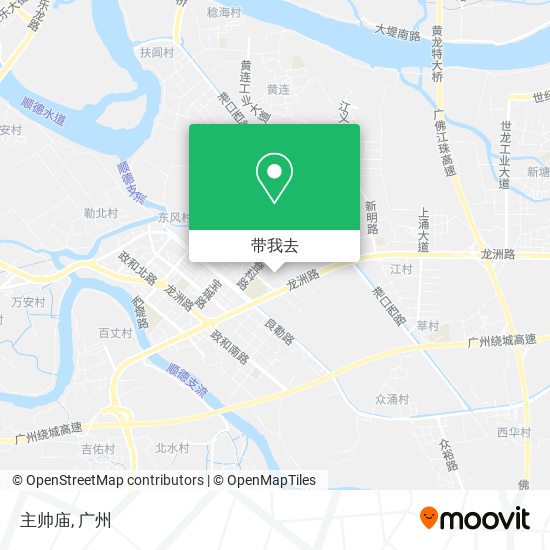 主帅庙地图