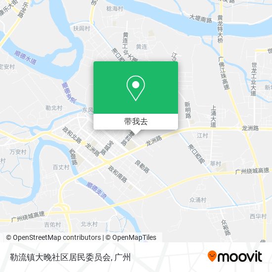 勒流镇大晚社区居民委员会地图