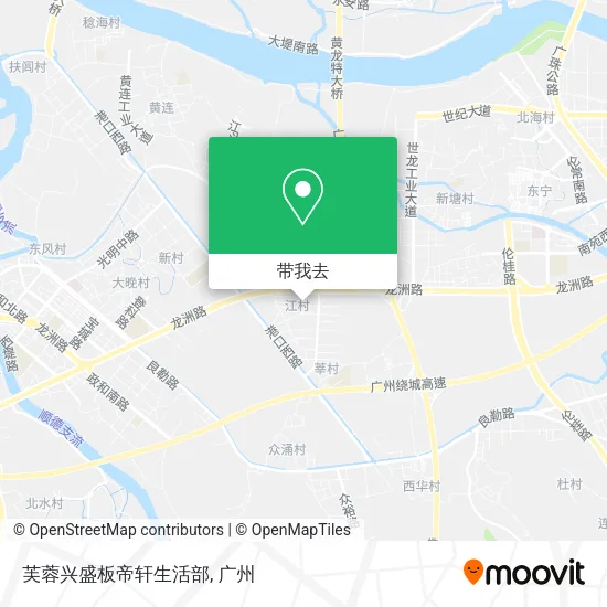 芙蓉兴盛板帝轩生活部地图