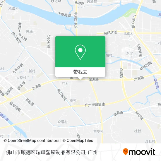 佛山市顺德区瑞耀塑胶制品有限公司地图