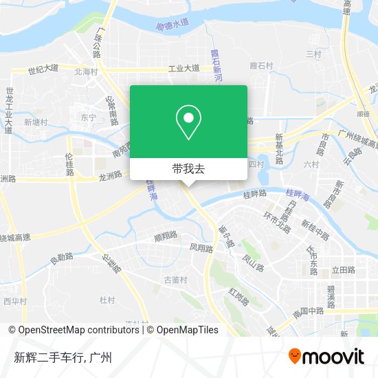 新辉二手车行地图