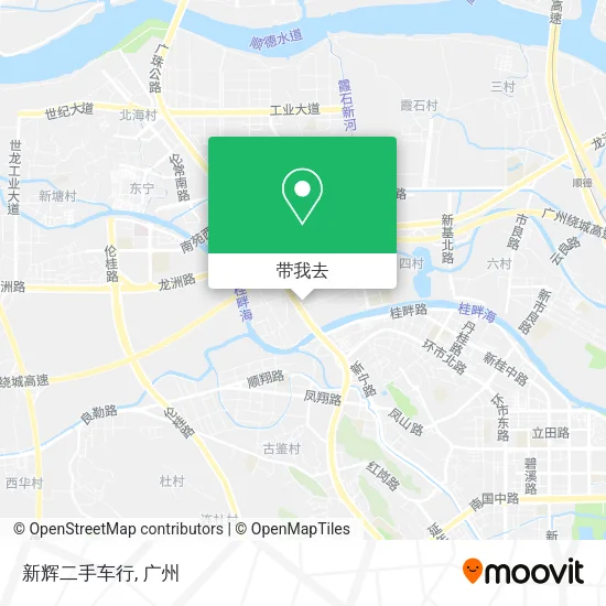 新辉二手车行地图
