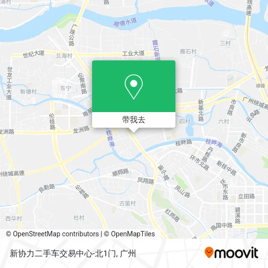 新协力二手车交易中心-北1门地图