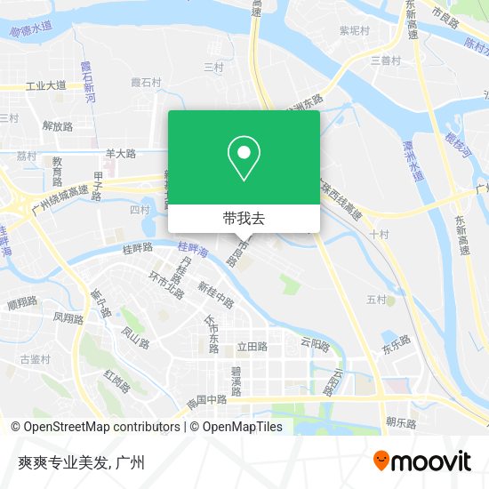 爽爽专业美发地图
